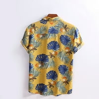 havajske košulje za muškarce, ljetna košulja s tropskim uzorkom, modne košulje kratkih rukava, majica za kuglanje na kopčanje, top