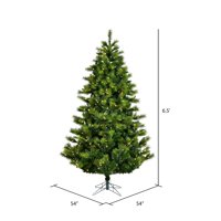 Umjetno božićno drvce od 6,5 ' 54, Topla bijela LED svjetla s tvrdim premazom