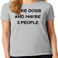 Grafička Amerika Cool Animal Dog citira kolekciju ženskih majica žena