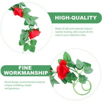 Umjetni cvijet za Valentinovo ruža od ratana ukrasit će zabavu imitacijom ukrasa ruža