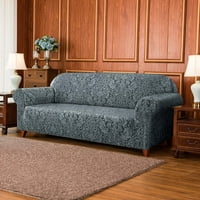 Subrte kauč na kašični kauč od 1 komada kauč kauč kauč, xl sofa, sivkasto zelena