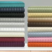 Broj navoja Ultra mekane prugaste plahte i jastučnice s dubokim džepovima od mikrovlakana, 4 - dijelni set plahti od He-He