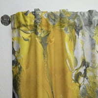 Dizajnerska ploča za zavjese žuti mramor u modernom stilu