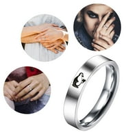 Prsten za žene djevojke jednostavan titan čelik crtani nakit prsten darove