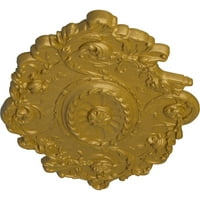 1 2 W 20 H 1 2 P Strasbourg stropni medaljon, ručno oslikani faraoni zlato