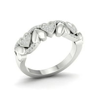 CT TDW Diamond 10K Modni prsten bijelog zlata