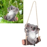 Koala koja se ljulja od smole, viseći Kip životinje fine izrade za zid, za kuću, za drvo