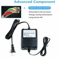 Zamjena ac adaptera u dc adapter, kompatibilan sa BOO, za Homedics A12 - FM - LSS - AW-12A-1.25 BA Kabel za napajanje od 12 v, Kabel