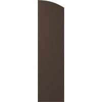 Ekena Millwork 14 W 40 H Americaft Four Board Vanjsko pravo Real Wood spojeno je kapke od ploče-n-battena s eliptičnim vrhom, raisin