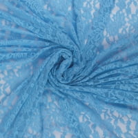Rimski tekstil najlonskog spande cvjetna tkanina od čipke - nebo plava