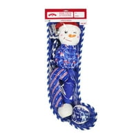 Vrijeme za odmor božićne pseće igračke čarape poklon set plava