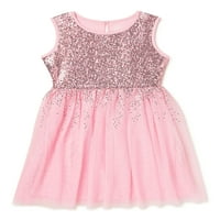 Wonder Nation Girls Sequin TULL DRESTI Veličine 4- & Plus