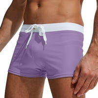 Modne muške prozračne gaće Hlače Jednobojni kupaći kostimi kratke hlače za plažu pripijena odjeća
