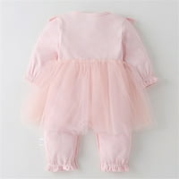 Kombinezon Odjeća za bebe Odjeća za snijeg klizači za malu djecu ružičasta 59