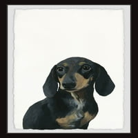 Marmont Hill Usamljeni pas uokviren tisak slikarstva
