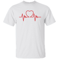 Grafička Amerika Valentinovo blagdanski kucanje srca Muška grafička majica