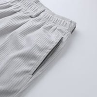 Modne muške teretne hlače širokog kroja, rastezljive keper teretne hlače, hlače za trčanje za muškarce