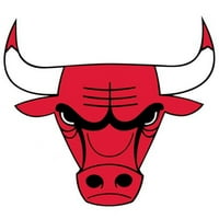 Divovska uklonjiva naljepnica Chicago Bulls s debelim glavama