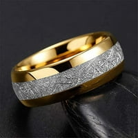 Prsten Dengmore, prsten za par za Valentinovo, nakit, muški čelični prsten od titana, ženski prstenovi od dragog kamenja