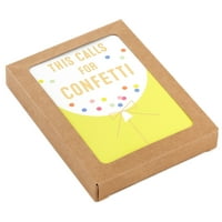 Hallmark Note Confetti balon