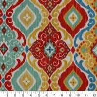 Berkshire Home Polyester 54 Unutarnji vanjski Ravella Fiesta tkanina, po dvorištu