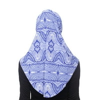Zimski šal muslimanske žene unutarnje hidžab head marama Islamska puna pokrivenost islamski šešir