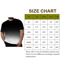 Muška pamučna majica velike veličine, glomazne majice kratkih rukava za velike i visoke ljude