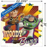 Zidni plakat priča o igračkama - drvo i Buzz, 22.375 34