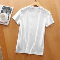 Moderna ženska majica kratkih rukava s grafičkim printom