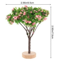 Minijaturni model stabla plastični model stabla dekor plastičnih stabala ukras stola od pijeska Bonsai dekor