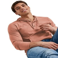 Muška lagana majica s kapuljačom s kapuljačom s kapuljačom od tri sloja