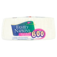 Obiteljske papirne salvete, bijele, CT