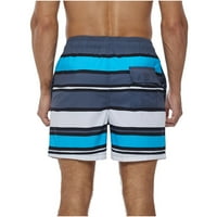 ; Muške prozračne čipkaste vodootporne hlače s printom, kratke hlače za plažu, sportske casual hlače