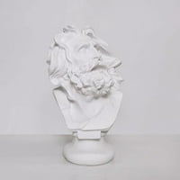 Moderna vaza za cvijeće s ljudskom glavom sadilica umjetnička skulptura od smole Kip ukras za radnu površinu stolna polica-e-mail