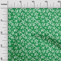 Jednobojna Georgette Tkanina, Viskoza u zelenoj boji, apstraktni materijali za šivanje, tiskana tkanina širine dvorišta