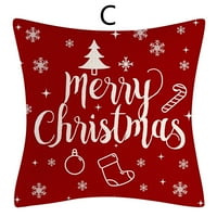 Jastučnica za Božić Božićni blagdanski dekor za dom u vrućem stilu jastučnica za sofu platnena pamučna jastučnica