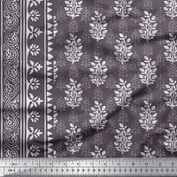 Pamučna Pletena tkanina s otiskom letaka širine dvorišta