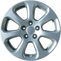 6. Obnovljeni OEM kotač od aluminijskog legura, sve obojeno srebro, odgovara 2007.- Nissan Quest