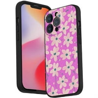 Torbica za telefon Pink-Boho-Retro-flower-aesthetic-s, dizajniran posebno za iPhone Pro Ma Case Men Women, fleksibilna silikonska