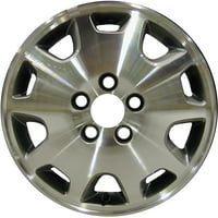 Obnovljeni OEM aluminijski legura kotača, obrađeno i srebrno, odgovara 2003- Acura RL