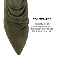 Ženske Gležnjače na Stiletto s patentnim zatvaračem i širokim stražnjim potpeticama marke;