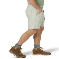 Muške kratke hlače s elastičnom elastikom na leđima za planinarenje