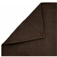Najbolji trendovi čokoladni jednobojni alpski polipropilenski pleteni tepih, 2 ' 4 ' 4 za sve uzraste
