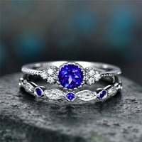 Prstenje za žene, ženski modni dijamantni prsten, par nakita veličine 5-na rasprodaji