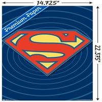 Stripovi-Superman-Klasični zidni poster s logotipom, 14.725 22.375