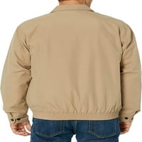 Chaps muški klasični fit full-zip jakna od mikrofibera srednje crawford tan