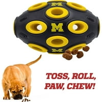 Kućni ljubimci First NCAA nogometna poslastica za distribuciju igračke za pse i mačke, igračku na gumenu loptu