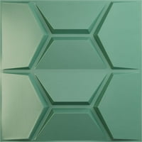 Ekena Millwork 5 8W 5 8H Dekorativna 3D стеновая ploča Colony EnduraWall, univerzalni biser, metal morska sumaglica