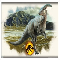 Zidni poster Jurski svijet: Dominion-Parasaurolofus Focus, 22.375 34 uokviren