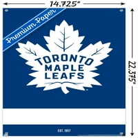 Toronto Maple Leafs - poster s logotipom na zidu s gumbima, 14.725 22.375
